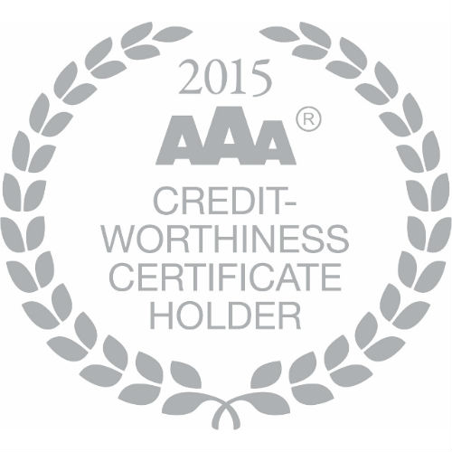 aaa credit worthiness certificate holder 2015
